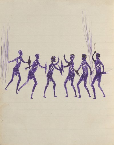 Disputation Among Aboriginals by Tommy McRae
